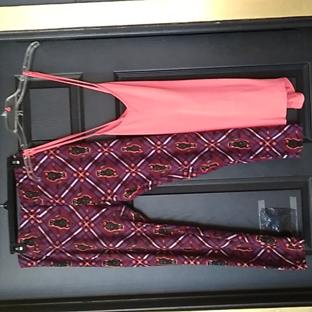 Halloween leggings and matching top